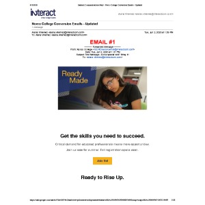 Norco College Conversion Emails - Updated